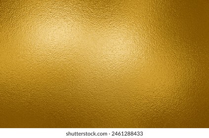 Vector gold foil texture background. Abstract gradient bright and shiny light reflection rough texture surface. Vector illustration for background, backdrop, web, wallpaper, print and design artwork.