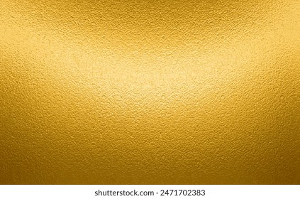 Vector gold foil texture background. Abstract gradient bright and shiny light reflection rough texture surface. Vector illustration for background, backdrop, web, wallpaper, print and design artwork.