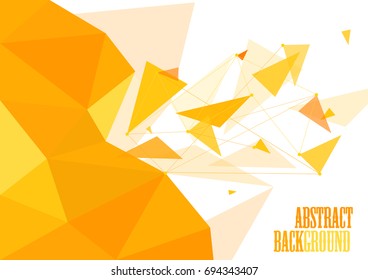 Vector Gold Glass Abstract Background