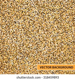 vector gold glitter background