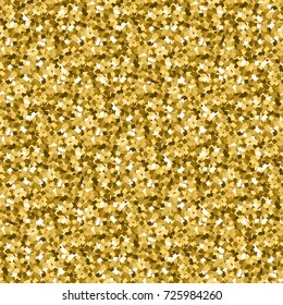 Vector Gold Glitter Particle Background. Yellow Sand Texture