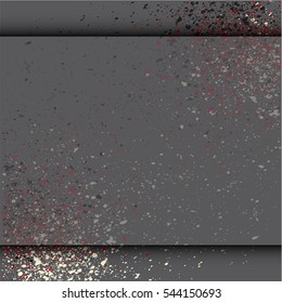 Vector gold glittering abstract background