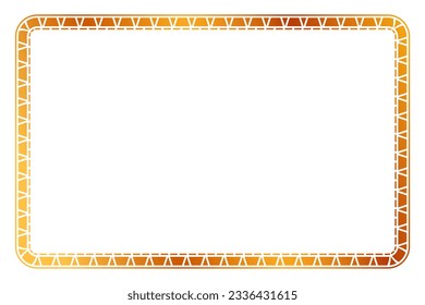 vector gold golden basic shape Frame, for certificate, placard or element design border
