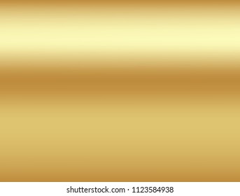 Vector of gold gradient. Gold gradient background texture metallic vector illustration for luxury frame, ribbon, banner, web, coin and label. Elegant light and shine vector template
