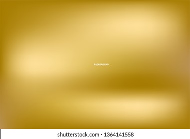 Vector of gold gradient. Gold gradient background texture metallic vector illustration for luxury frame, ribbon, banner, web, coin and label. Elegant light and shine vector template