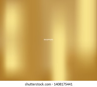 Vector of gold gradient. Gold gradient background texture metallic vector illustration for luxury frame, ribbon, banner, web, coin and label. Elegant light and shine vector template
