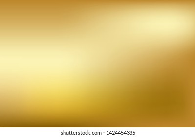 Vector of gold gradient. Gold gradient background texture metallic vector illustration for luxury frame, ribbon, banner, web, coin and label. Elegant light and shine vector template
