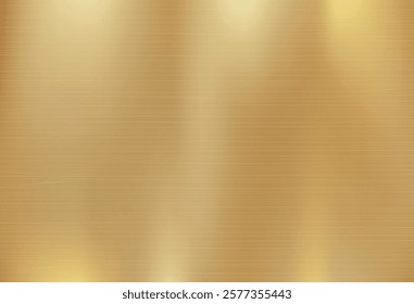Vector of gold gradient.   Luxurious gold foil texture with a refined glass effect. Vector gold blurred gradient style background.  