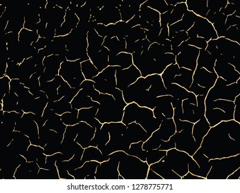 Vector gold grunge texture. Patina scratch golden elements. Trendy background for design, party, invitation, web, banner, birthday, wedding card. 