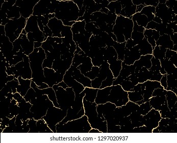 Vector gold grunge texture. Patina scratch golden elements. Trendy background for design, party, invitation, web, banner, birthday, wedding card. 