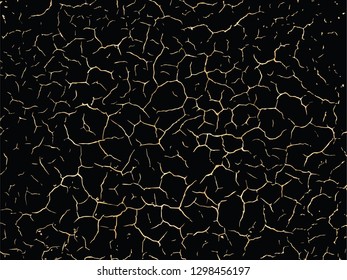 Vector gold grunge texture. Patina scratch golden elements. Trendy background for design, party, invitation, web, banner, birthday, wedding card. 