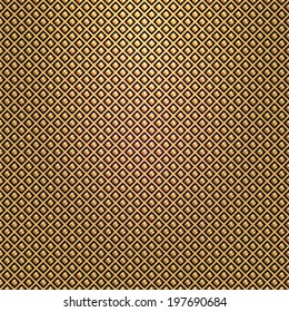 Vector gold lattice on black background