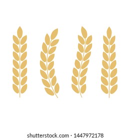 Vector gold laurel. Laurel wreath award and golden ribbon. Award signs with laurel wreath