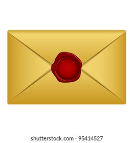 Vector gold letter