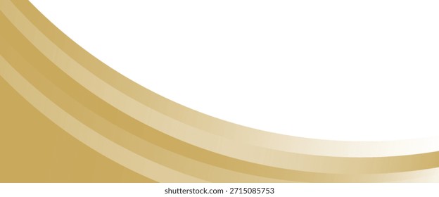 Vector gold line background curve element with white space for text and message design,Eps10