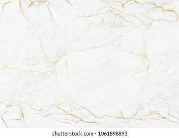 Vector gold marble texture pattern background with hight resolution