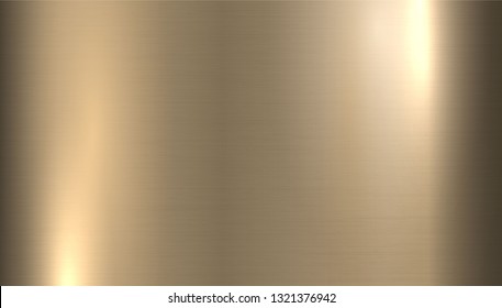 Vector gold metal texture background