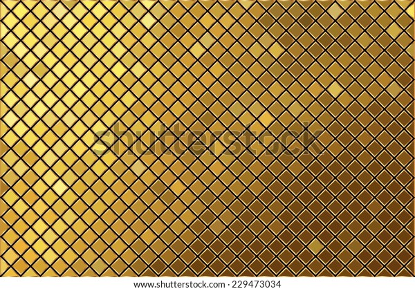 Vector gold mosaic background