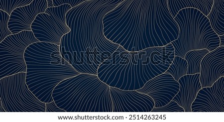 Similar – Image, Stock Photo Delicate seaweed patterns in the sands of Lofoten