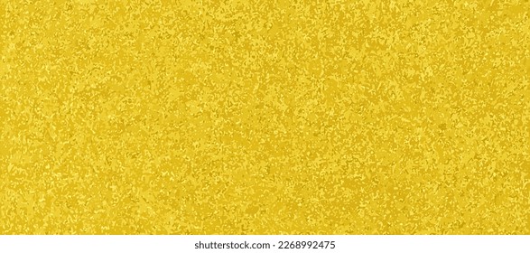 Vector gold realistic texture. Golden yellow seamless pattern. Metal foil grainy effect background