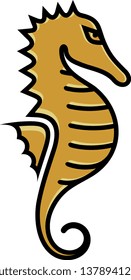 Vector Gold Seahorse concept designs 