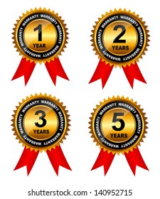 Vector gold sign, label template