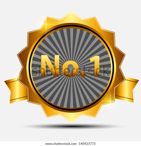 Vector Gold Sign Label Template Stock Vector (Royalty Free) 140423773 ...