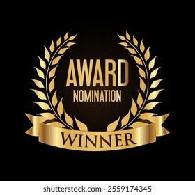 Vector of Gold silver and bronze winner award medals stock illustration 