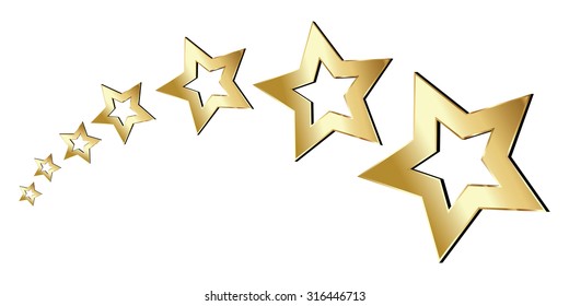 Vector Gold Stars