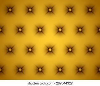 Vector Gold Texture of the Skin of the Door Upholstery
