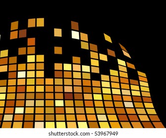 the vector golden abstract background