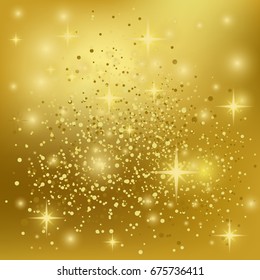 Vector golden background