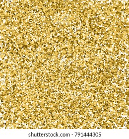Vector golden background with sparkles.