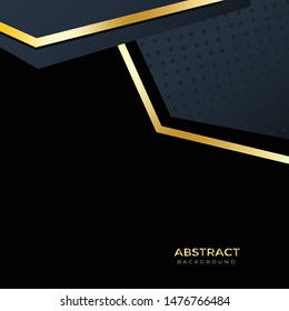 vector golden black color abstract background