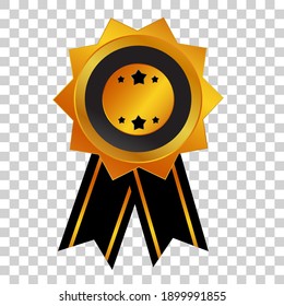Vector Golden Blank Tag, at transparent effect background
