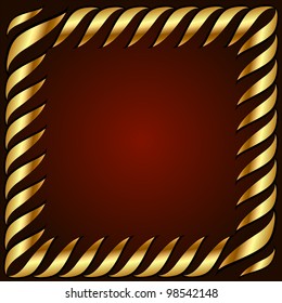  vector golden card with golden texture and center