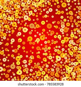 Vector golden Chinese New Year coins background