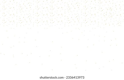Vector golden confetti background illustration