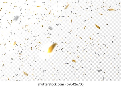 Gold Confetti Transparent Images, Stock Photos & Vectors | Shutterstock