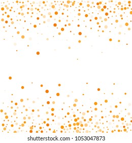 Vector golden confetti on transparent background. Falling tinsel and confetti from minimalistic geometrical confetti and ribbons. Flat falling glitter. Abstract triangles and ribbons on label.