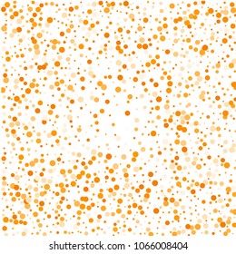 Vector golden confetti on transparent background. Falling tinsel and confetti from minimalistic geometrical confetti and ribbons. Flat falling glitter. Abstract triangles and ribbons on label.