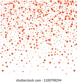 Vector golden confetti on transparent background. Falling tinsel and confetti from minimalistic geometrical confetti and ribbons. Flat falling glitter. Abstract triangles and ribbons on label.