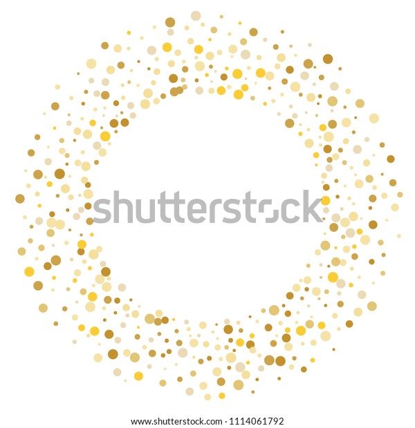 Vector Golden Confetti On Transparent Background Stock Vector (Royalty ...