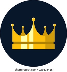 Vector Golden Crown