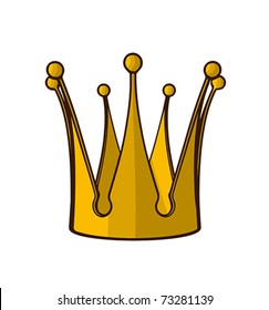 vector golden crown