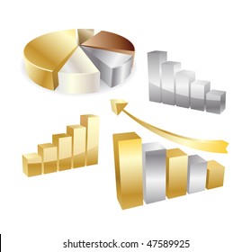 diagrama de oro vectorial