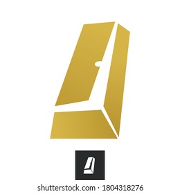 Vector Golden Door Bar Logo.