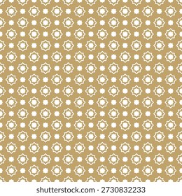 Vetor dourado oito pontas árabe estrela telha ornamento sem emenda padrão. Projeto islâmico. Não AI artesanal