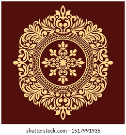 
Vector Golden element, vector frames for design template.Vector Element in eastern and Indian style. Golden floral borders. Indian wedding card design. Golden decor.Vintage frames.Lazier cut design.
