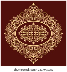 
Vector Golden element, vector frames for design template.Vector Element in eastern and Indian style. Golden floral borders. Indian wedding card design. Golden decor.Vintage frames.Lazier cut design.

